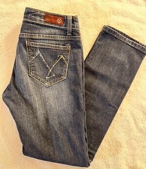YASO Women's Jeans Skinny Blue Denim Stretch Jeans Size 9/10 (30x30)preowned